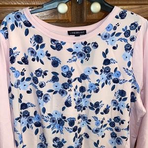 Lane Bryant Plus Size Floral Shirt